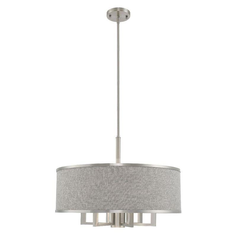 Livex Lighting Park Ridge 6 - Light Chandelier in  Brushed Nickel