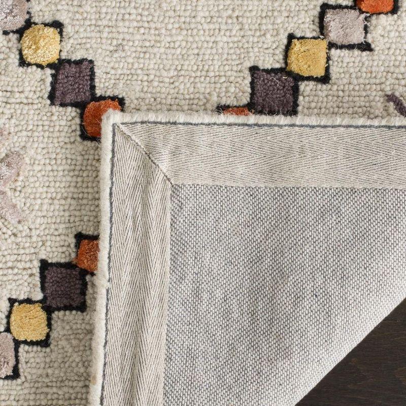 Bellagio BLG548 Hand Tufted Area Rug - Ivory/Multi - 4'x6' - Safavieh.
