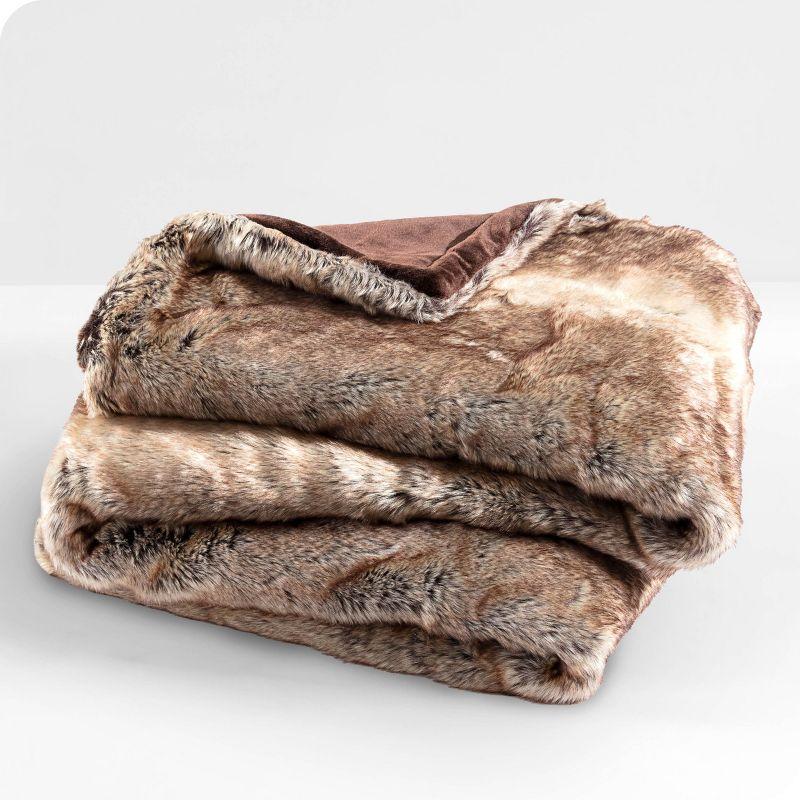 Faux Fur Blanket by Bare Home