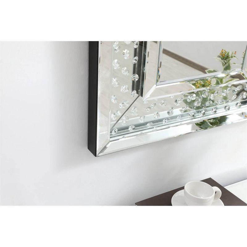 Elegant Lighting Sparkle collection crystal mirror 20 x 30 inch