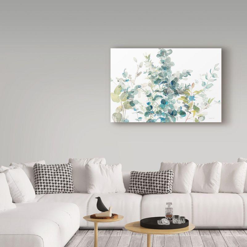 August Grove® 'Eucalyptus I White Crop' Acrylic Painting Print on Wrapped Canvas