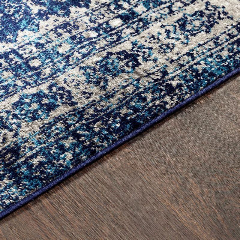 Livabliss Monte Carlo 6'7"x9' Rectangle Woven Indoor Area Rugs Navy