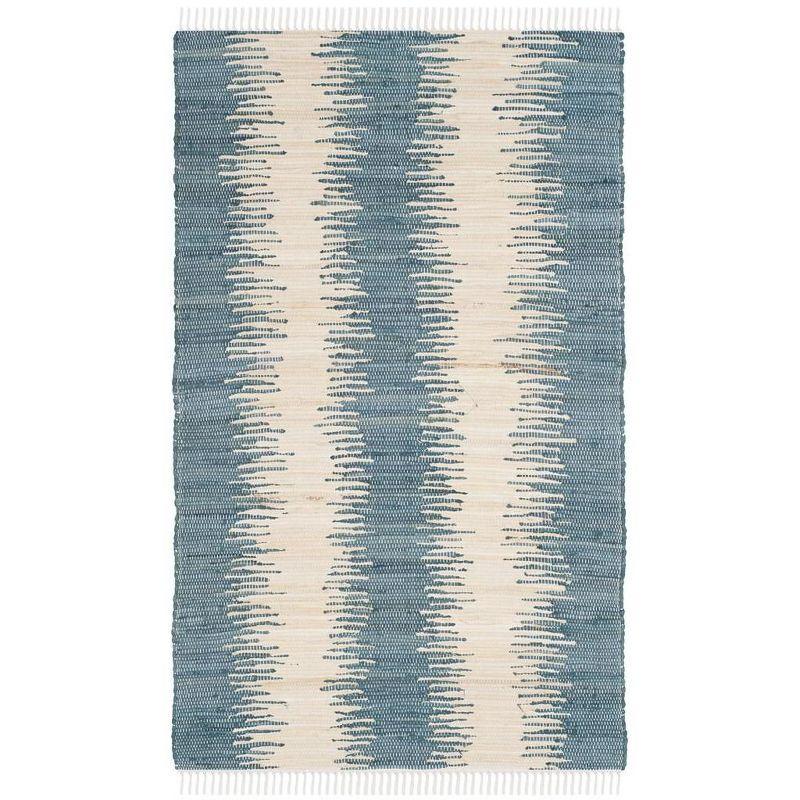 Montauk MTK751 Hand Woven Indoor Accent Rug - Blue - 4'x6' - Safavieh