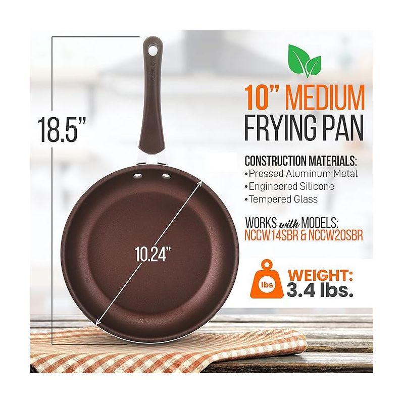 NutriChef Aluminum Non-Stick Frying Pan