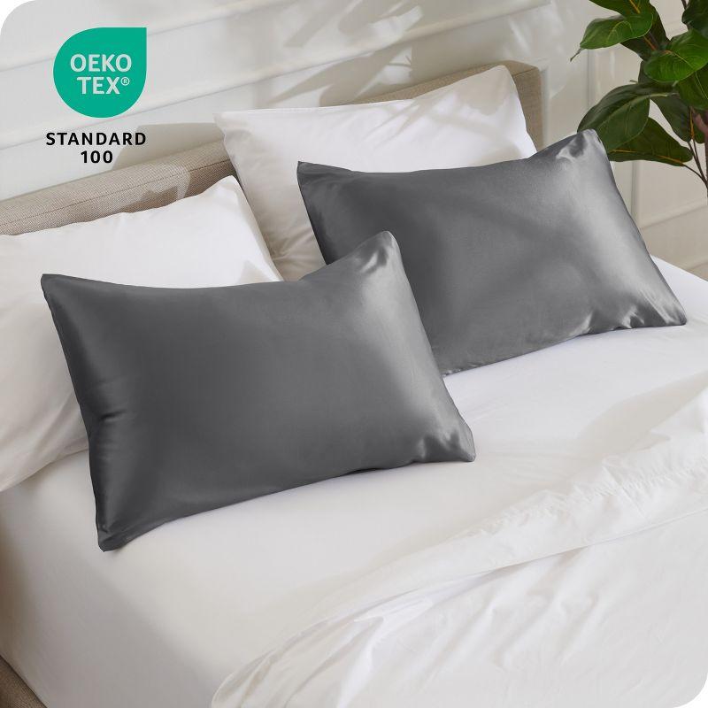 Bare Home 100% Mulberry Silk Pillowcase Envelope Closure