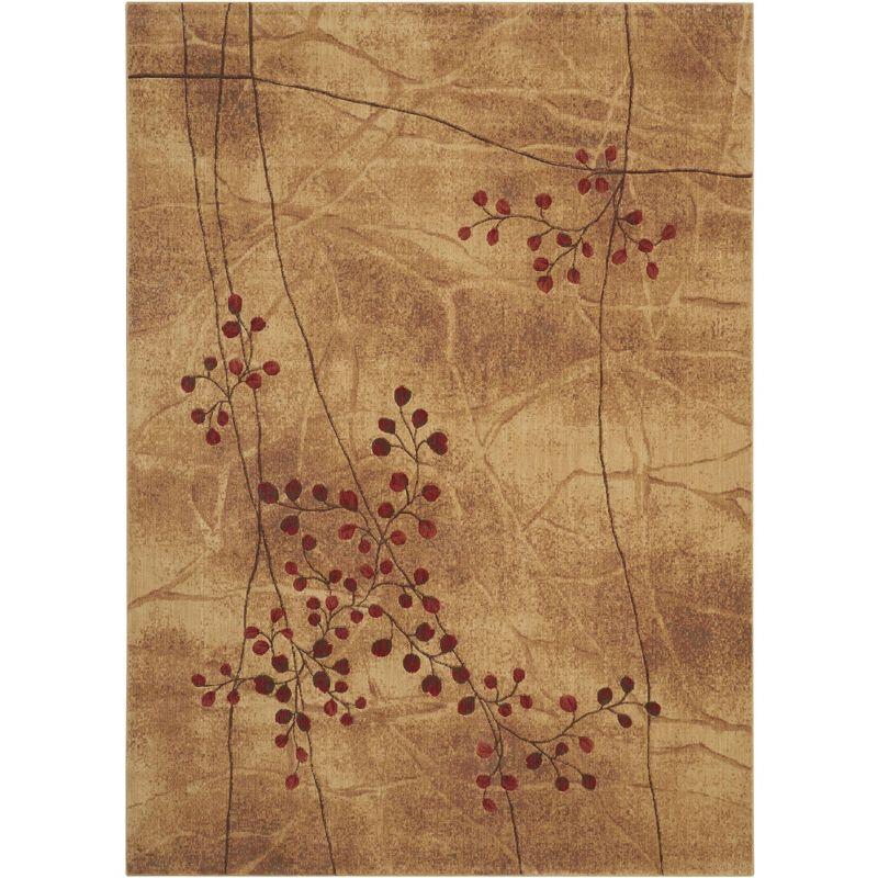 Nourison Somerset Latte Area Rug ST74 6'7" x 9'7"