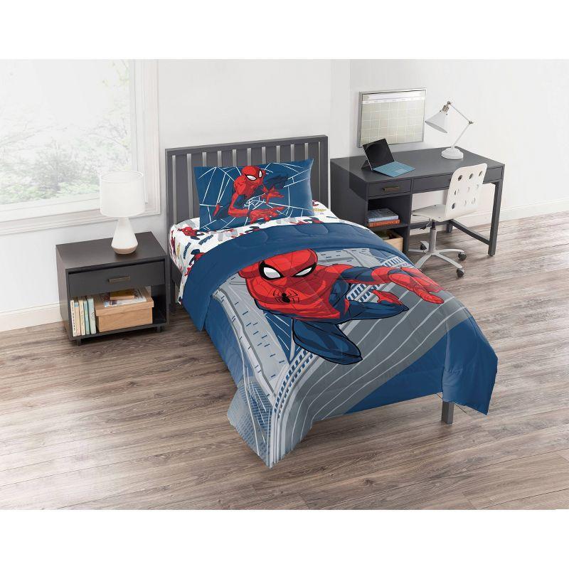 Spider-Man Kids' Blue and Red Polyester Pillowcase