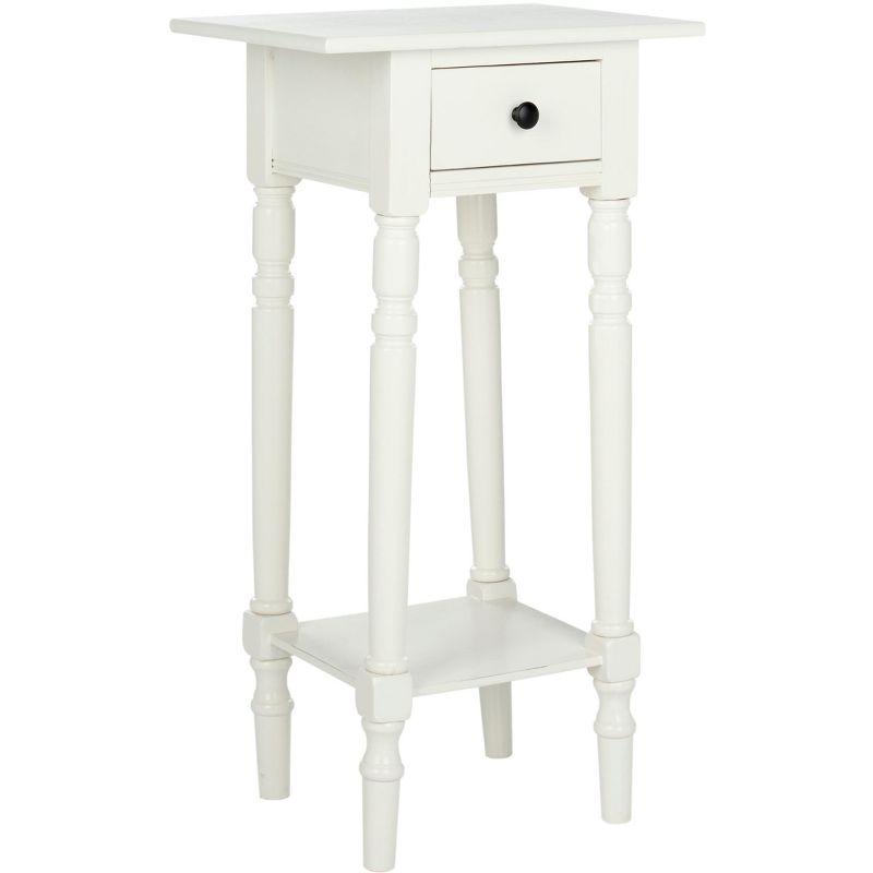 Sabrina End Table - AMH5704C - Distressed Cream - Safavieh Couture