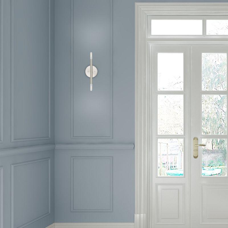 Livex Lighting Copenhagen 2 - Light Wall Light in  Brushed Nickel