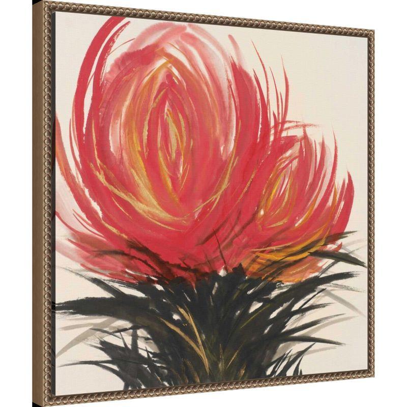 Amanti Art Clover II by Llc Urban Pearl Collection Framed Canvas Wall Art