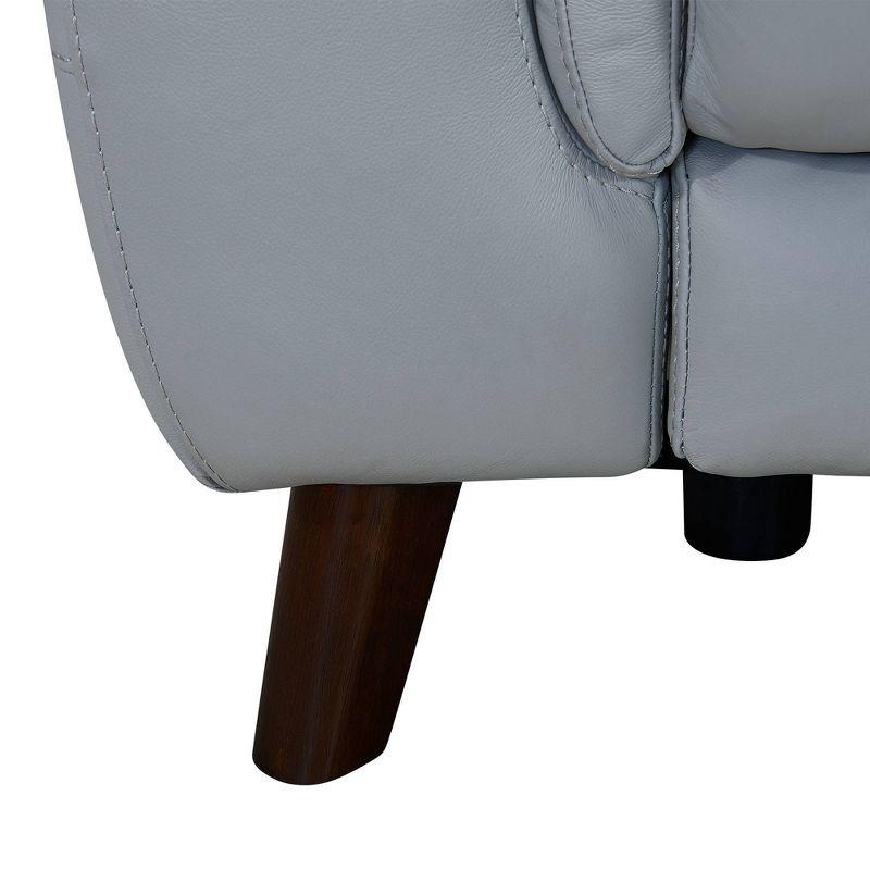 Lizette Contemporary Leather Power Recliner Chair with USB Gray - Armen Living