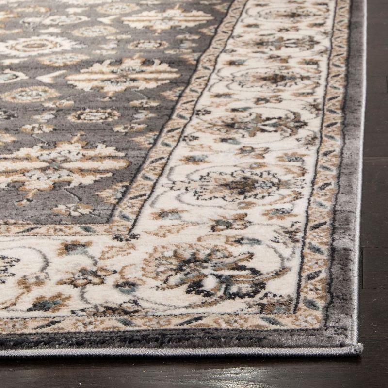 Lyndhurst LNH332 Power Loomed Area Rug - Grey/Cream - 8'x10' - Safavieh.
