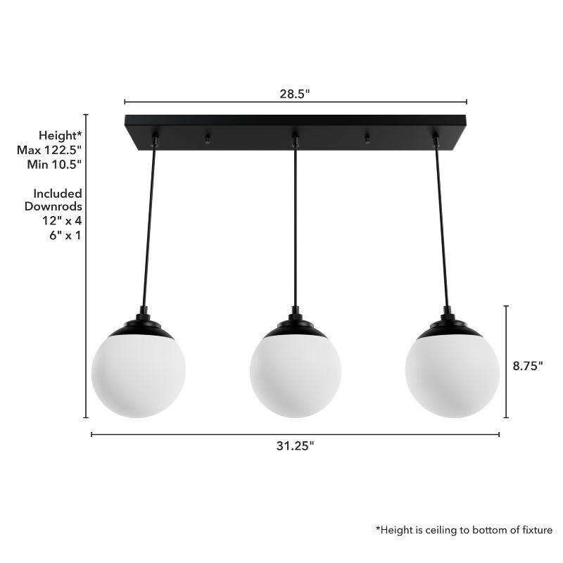 Hepburn 3 - Light Linear Globe Pendant