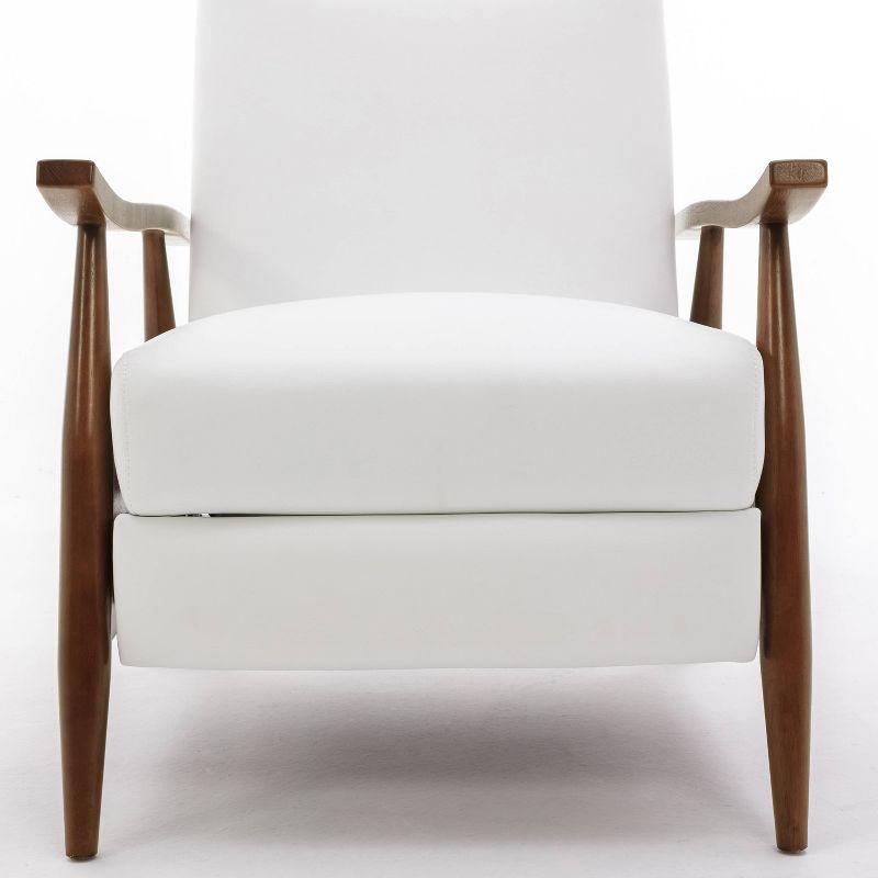 Comfort Pointe Solaris Press-Back Recliner Milky White