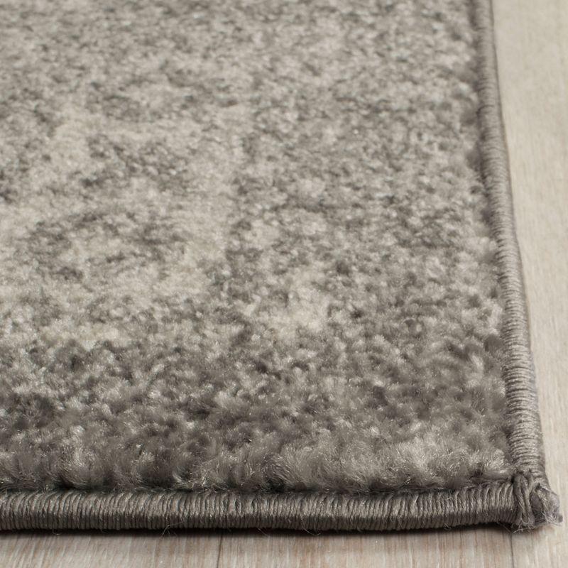 Evoke EVK256 Power Loomed Indoor Area Rug - Silver/Ivory - 6'7"x6'7" - Safavieh