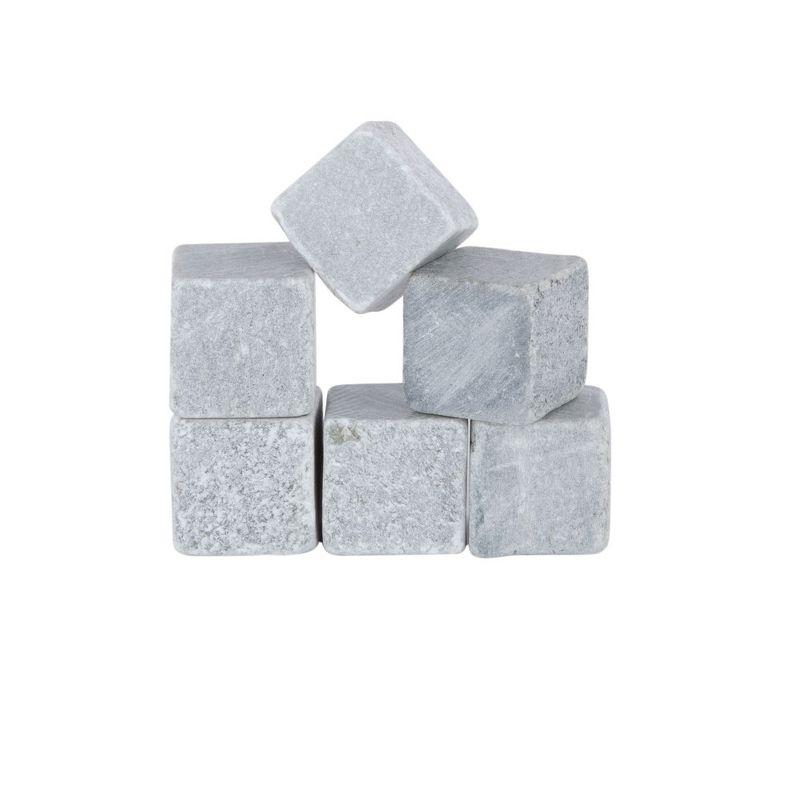 Glacier Rocks Soapstone Cube (Set of 6)