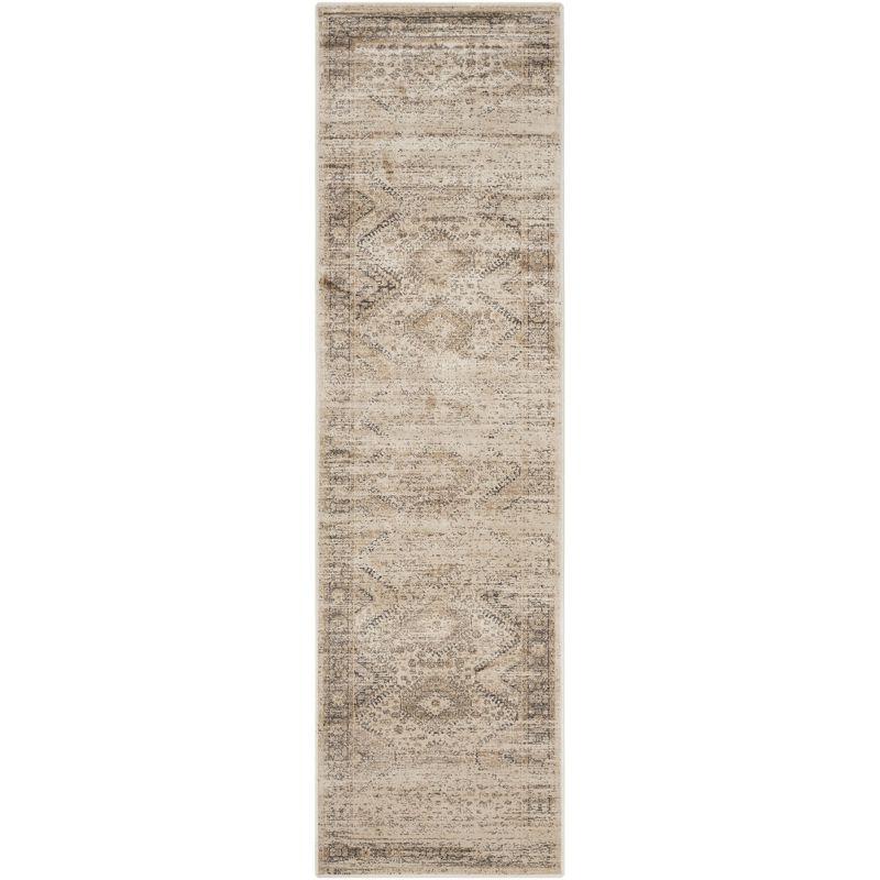 Vintage VTG118 Power Loomed Indoor Skid-Resistant Accent Rug - Stone - 2'7"x4' - Safavieh