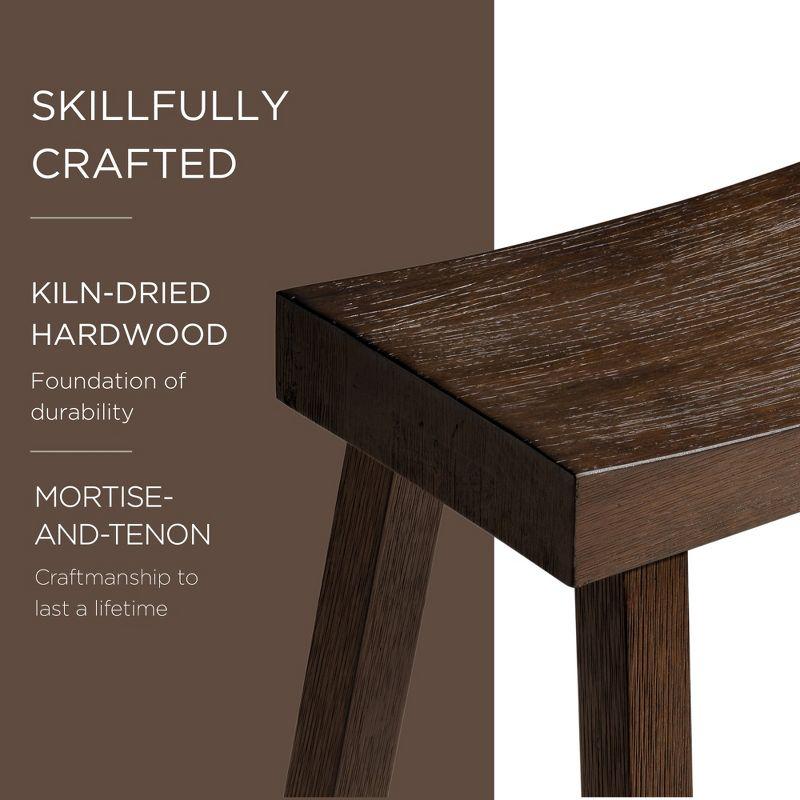 Maven Lane Maven Lane Vincent Wooden Kitchen Stool