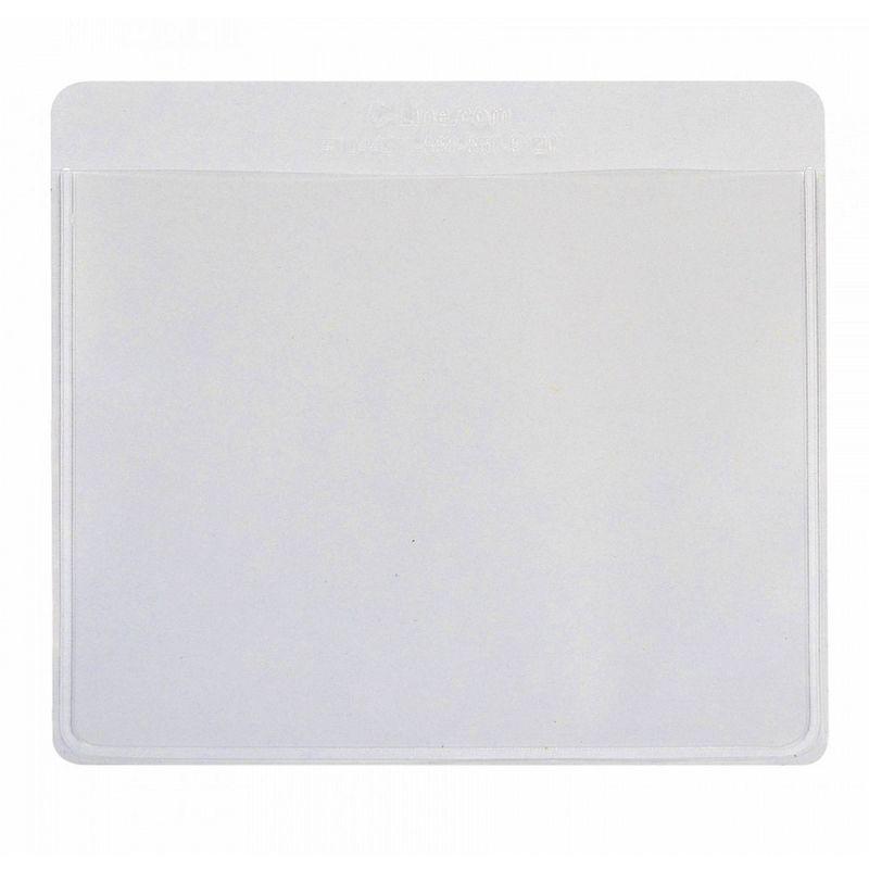 C-Line® Self Adhesive Labeling Pockets with Inserts, 25 Per Pack, 2 Packs