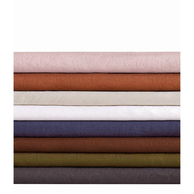 Brooklyn Loom Solid 100% Linen 3-Piece Comforter Set