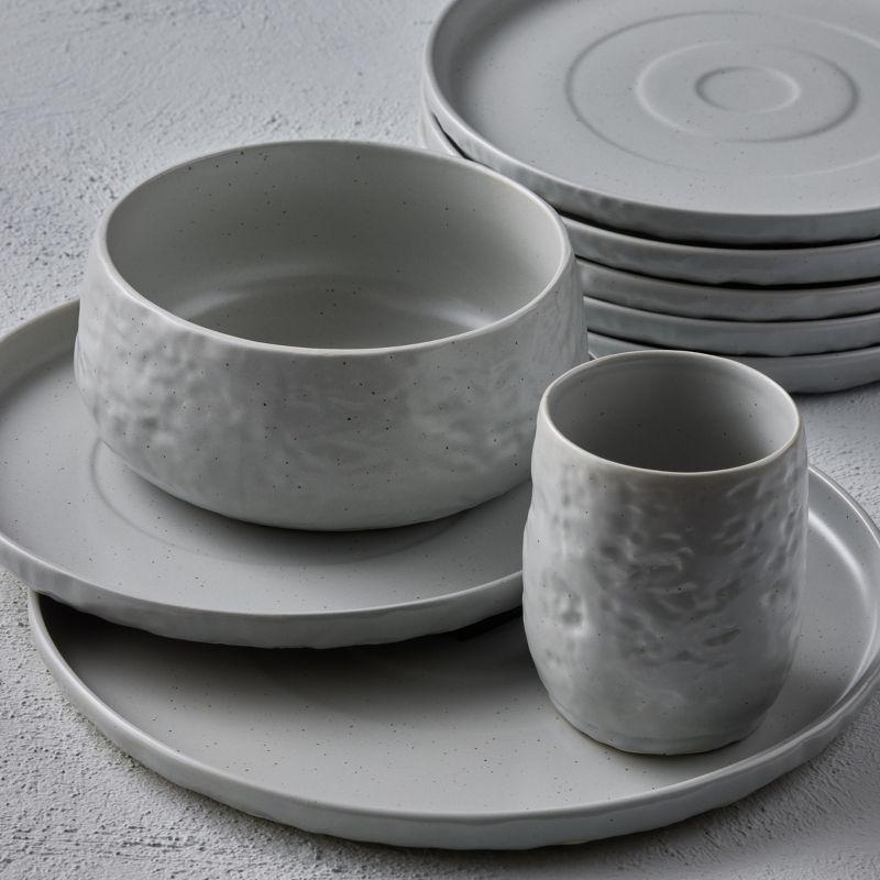 Shosai Stone by Mercer Project Shosai 16-Piece Dinnerware Set Stoneware