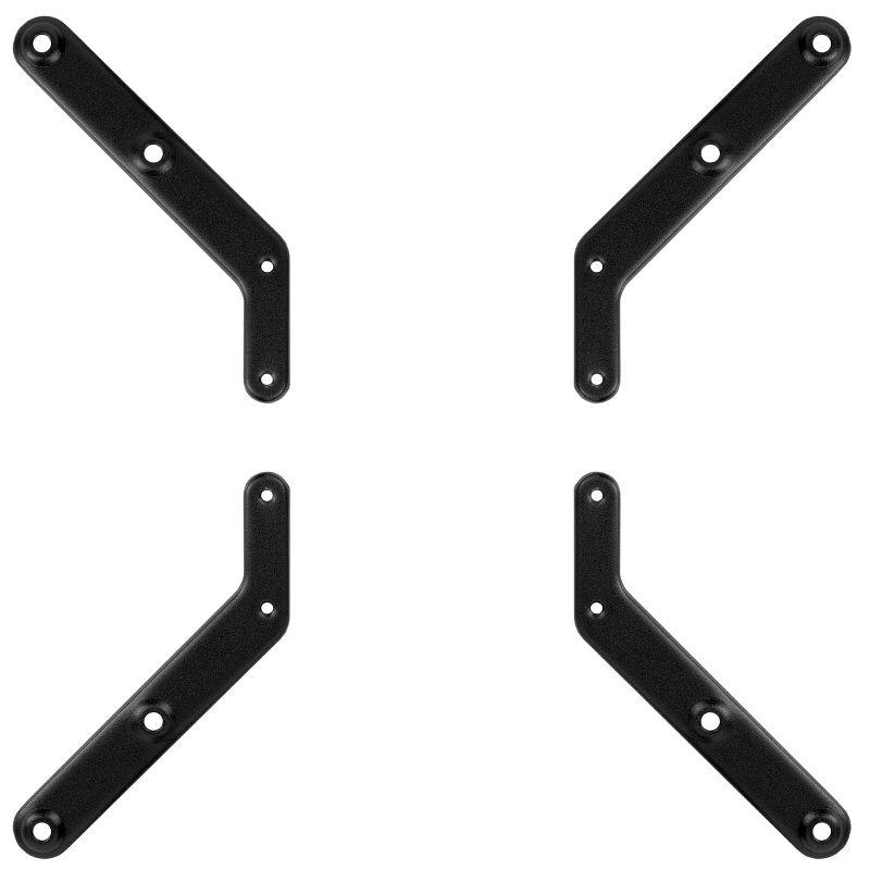 Black Fixed Wall Mount for Holds up to 66 lbs