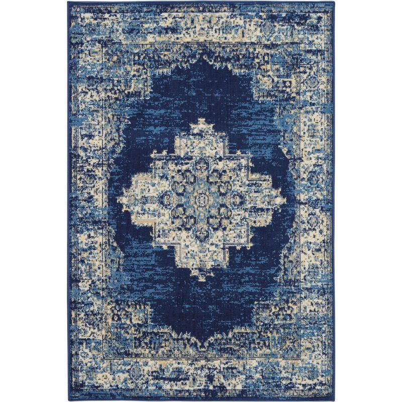 Nourison Grafix Center Medallion Area Rug