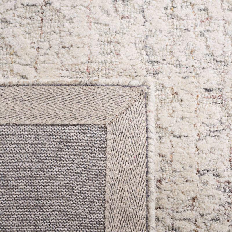 Metro MET879 Hand Tufted Indoor Area Rug - Grey/Ivory - 6'x6' - Safavieh