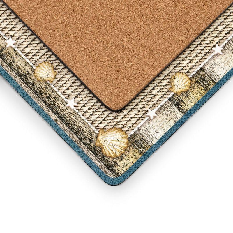 Pimpernel Coastal Breeze Placemats Set of 4 - 15.7 x 11.7 Inch
