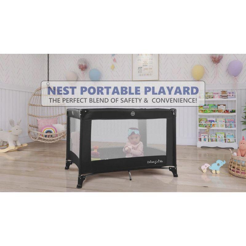 Dream on Me Nest Portable Play Yard In Pink