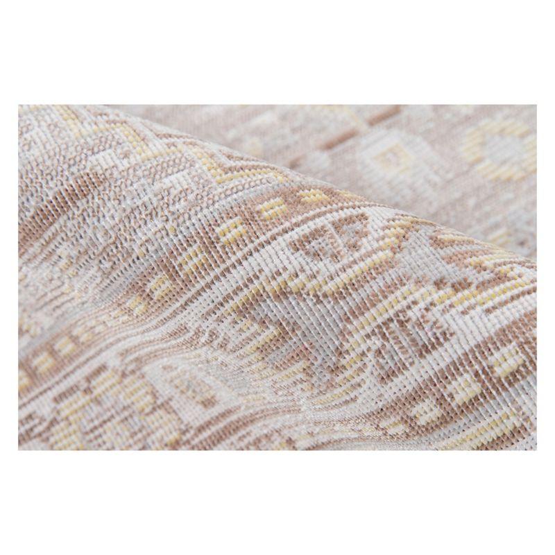 4'x6' Shapes Geometric Loomed Area Rug Gray - Momeni: Modern Indoor Low Pile Polyester Rectangle, Spot Clean