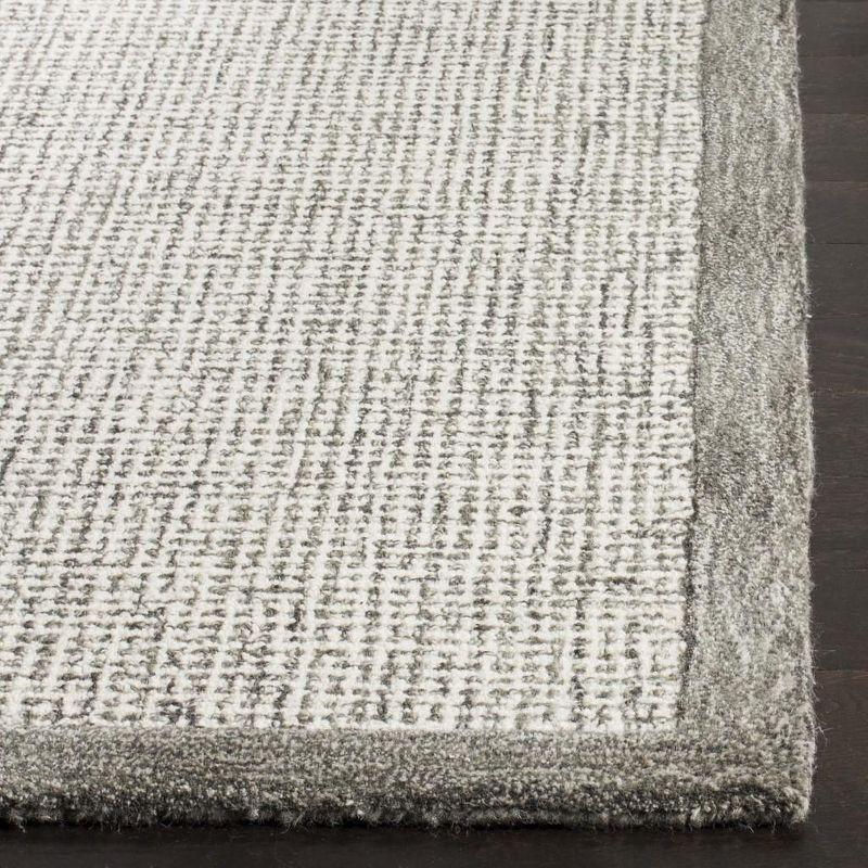 Abstract ABT220 Handmade Indoor Area Rug - Sage/Ivory - 6'x6' - Safavieh
