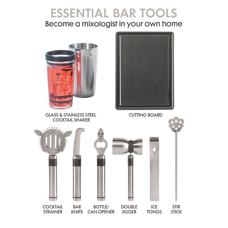 Oggi Barware 10 Piece Bar Set