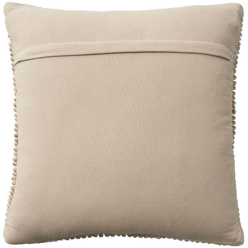 20"x20" Oversize Holiday Loop Snowflake Indoor Square Throw Pillow - Mina Victory