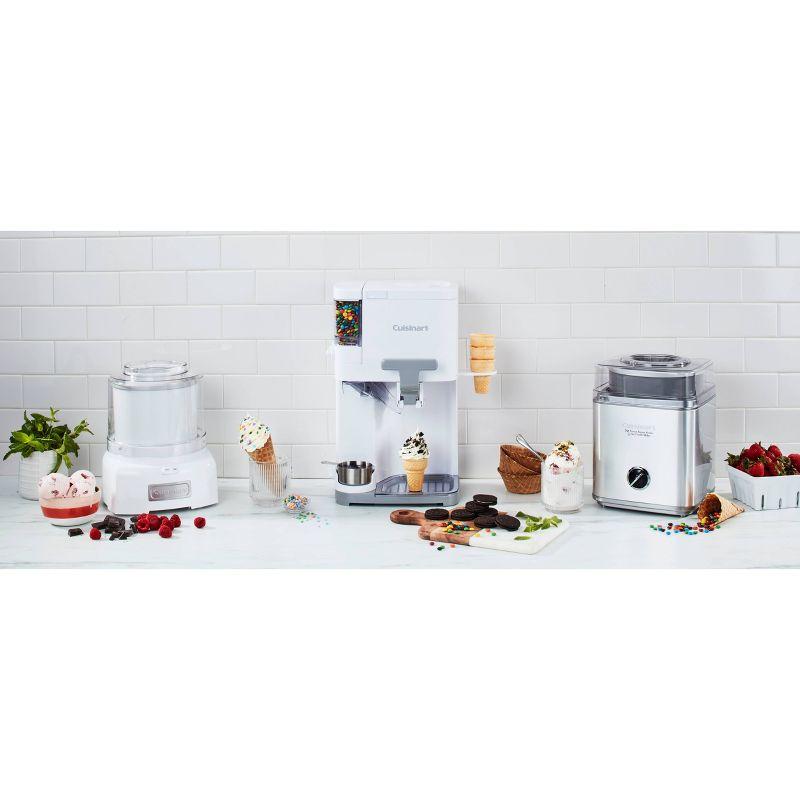 Cuisinart Automatic Frozen Yogurt and Ice Cream and Sorbet Maker - White - ICE-21P1: BPA-Free, 48oz Capacity, 20 Min Cycle