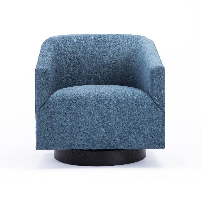 Donovan Upholstered Swivel Barrel Chair