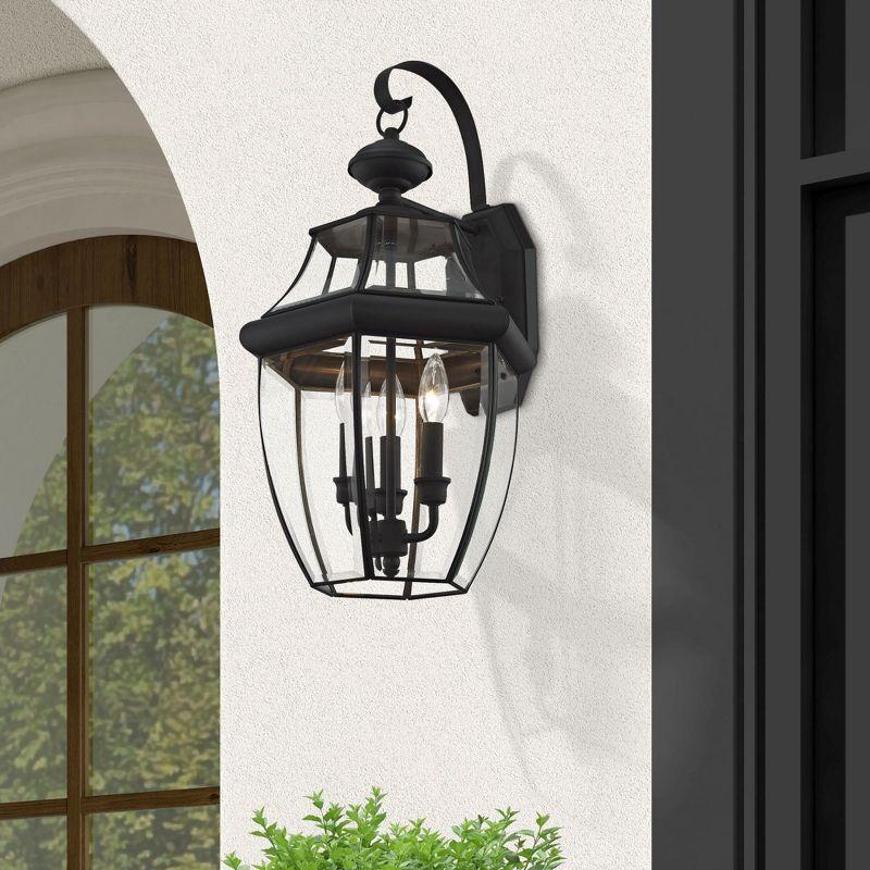 Livex Lighting Monterey 3 - Light Wall Light in  Black