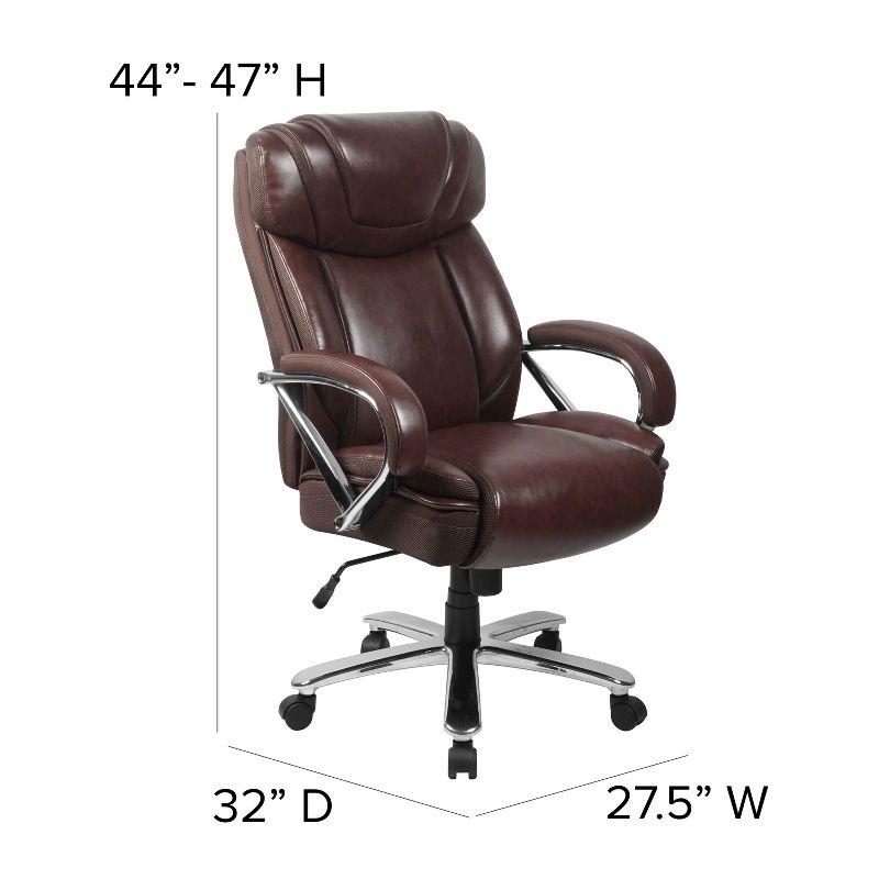 Molly Big & Tall LeatherSoft Executive Swivel Ergonomic Office Chair