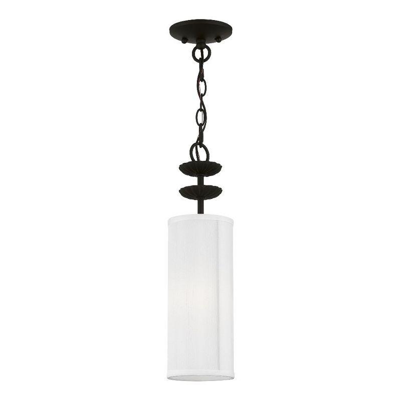 Livex Lighting Brookdale 1 - Light Pendant in  Black