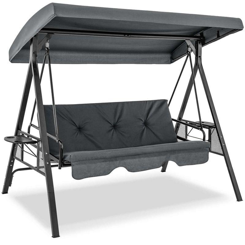 Coomer Outdoor Porch Swing with Stand