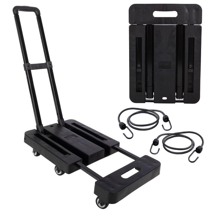 Stalwart Stalwart 500lb Max Folding Hand Truck Dolly Cart