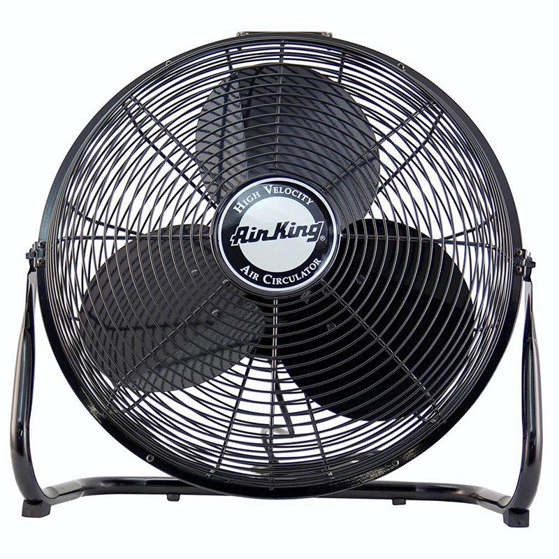 Air King 3-Speed Indoor Industrial Open Motor Pivoting Floor Fan