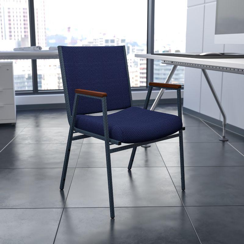 Offex Aliya Heavy Duty Stack Chair with Arms & Reviews | Wayfair