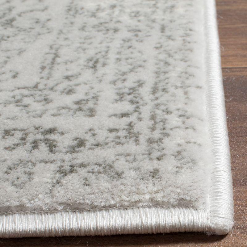 Carnegie CNG691 Power Loomed Area Rug - Light Grey/Grey - 6'7"x9'2" - Safavieh.