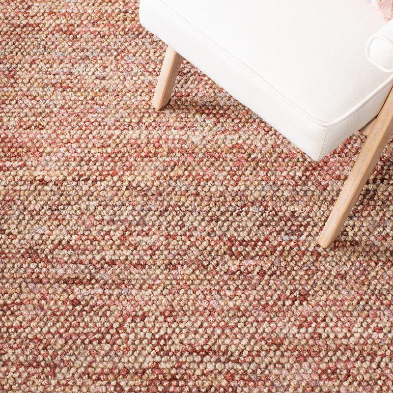 Bohemian BOH901 Hand Woven Indoor Area Rug - Natural/Pink - 5'x8' - Safavieh