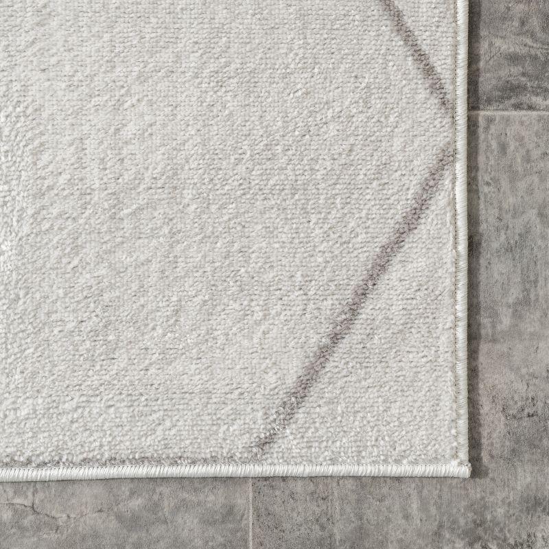 Nuloom Veronica Geometric 9x12 Indoor Area Rug for Living Room Bedroom Dining Room Kitchen, Beige/Ivory