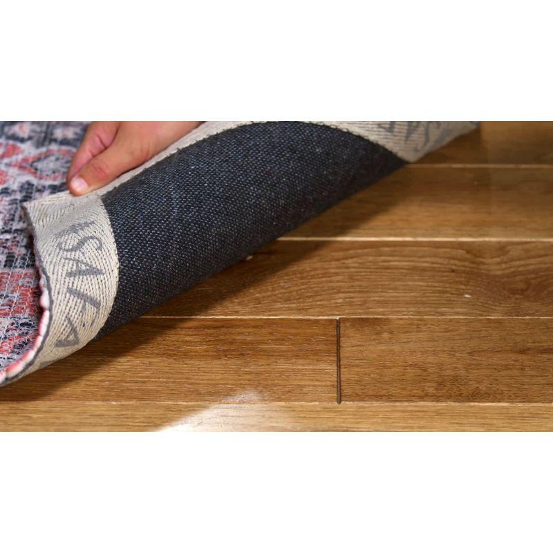 Saffron SFN353 Hand Loomed Area Rug - Navy/Ivory - 3'x5' - Safavieh.
