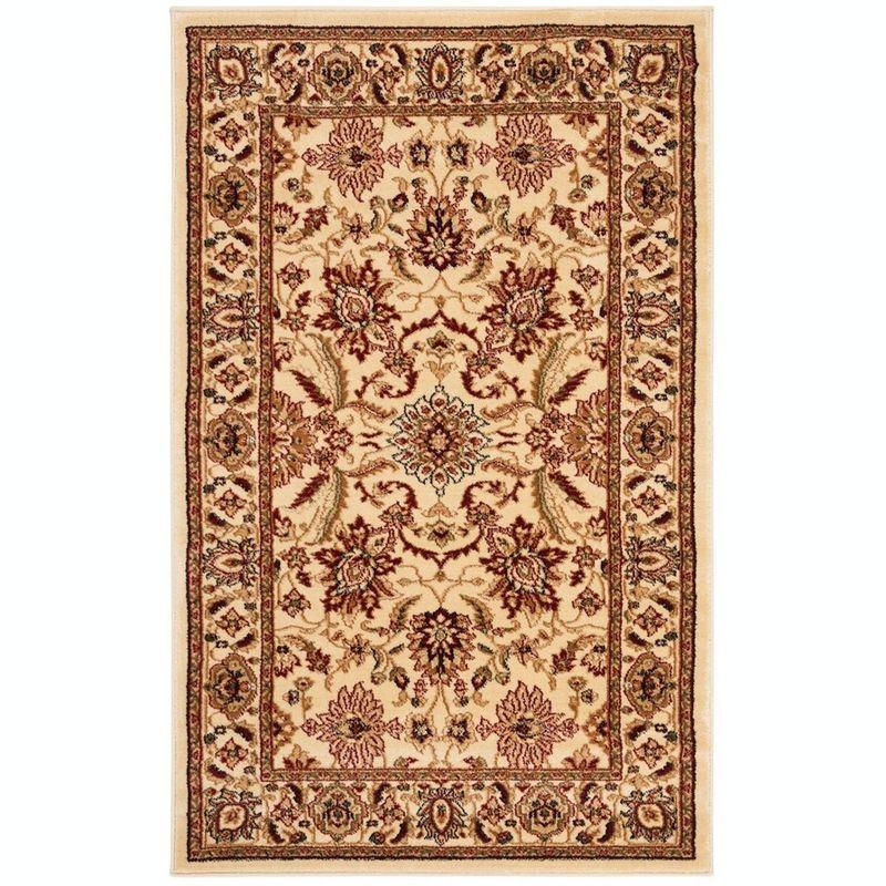 Lyndhurst LNH216 Power Loomed Area Rug - Ivory/Ivory - 4'x6' - Safavieh.
