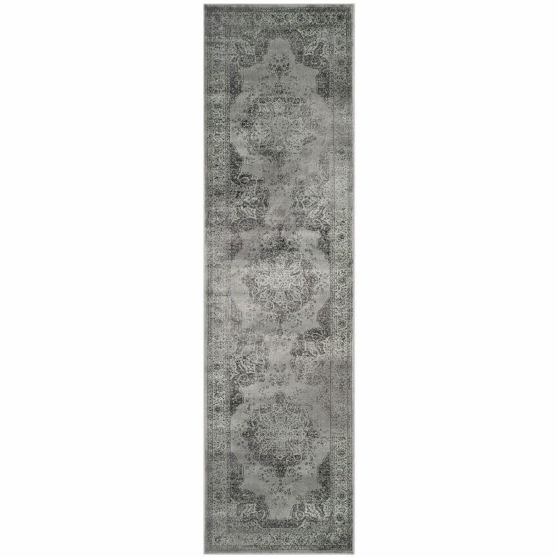 Vintage VTG158 Power Loomed Indoor Accent Rug - Grey/Multi - 2'7"x4' - Safavieh.