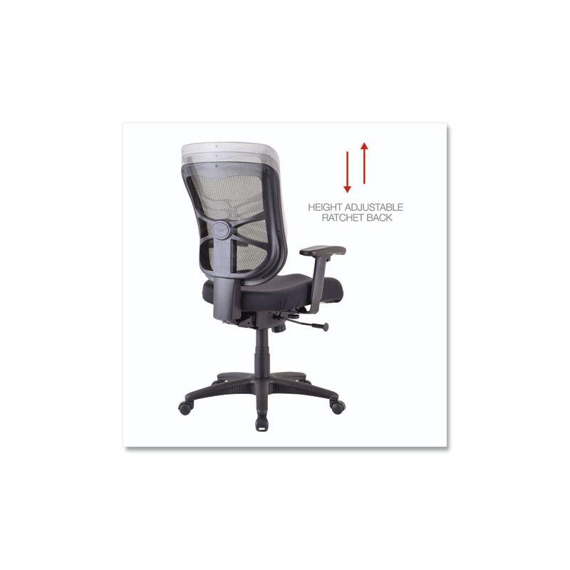 Alera Alera Elusion Series Mesh Mid-Back Swivel/Tilt Chair, Supports Up to 275 lb, 17.9" to 21.8" Seat Height, Black